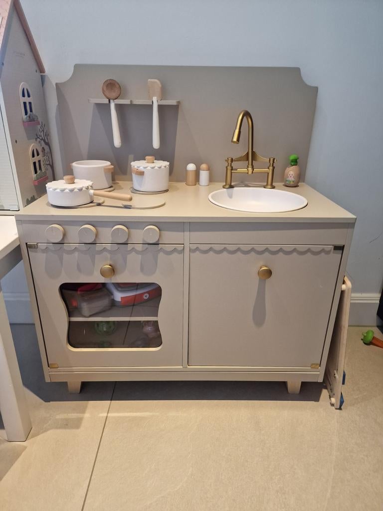 Petit Amelie Houten speelkeuken taupe, Ophalen