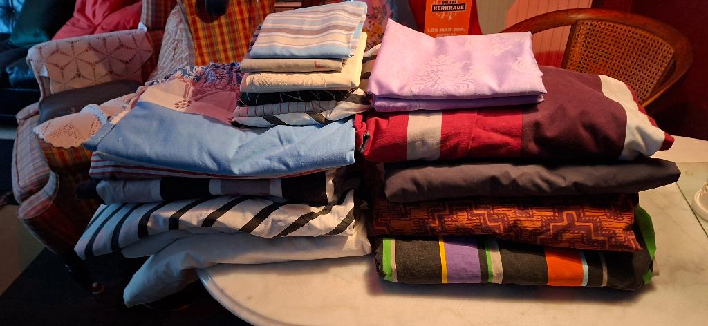 Dekbedovertrekken, lakens en kussenslopen, Huis en Inrichting, Ophalen, Gebruikt, Overige kleuren, Dekbedovertrek