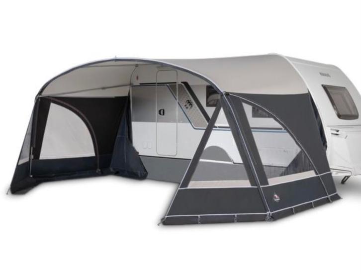 Dorema Mondial caravanluifel (omloopmaat 10) met sunwings, Caravans en Kamperen, Voortenten en Luifels, Zo goed als nieuw, Dorema