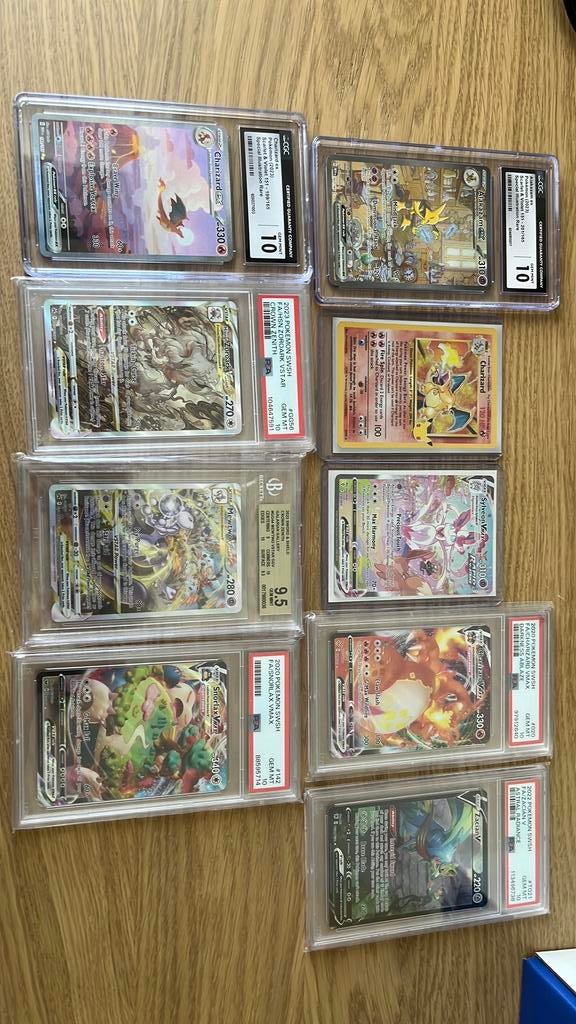 Pokemon psa bgs cgc 199/165 gg44/gg70 4/102 201/165 212/203, Ophalen, Nieuw