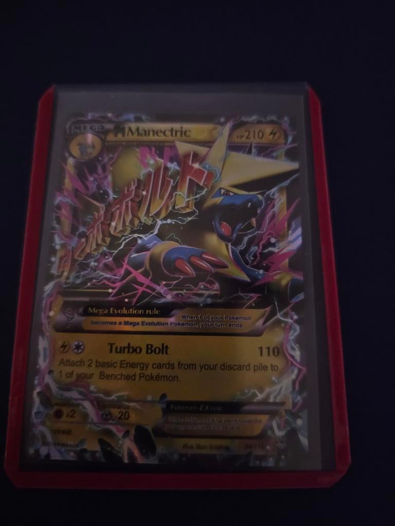Pokémon Kaart: M Manectric EX (24/119) - Foil, Ophalen of Verzenden, Zo goed als nieuw, Losse kaart, Foil