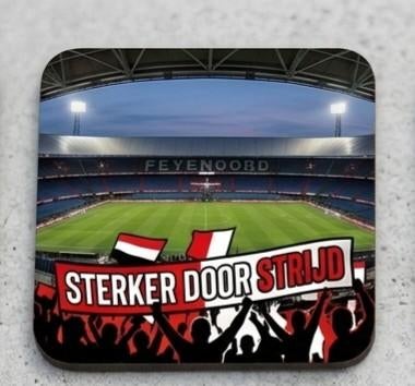 ️Feyenoord/ Rotterdam Onderzetters, Ophalen of Verzenden, Nieuw, Glas of Kopje