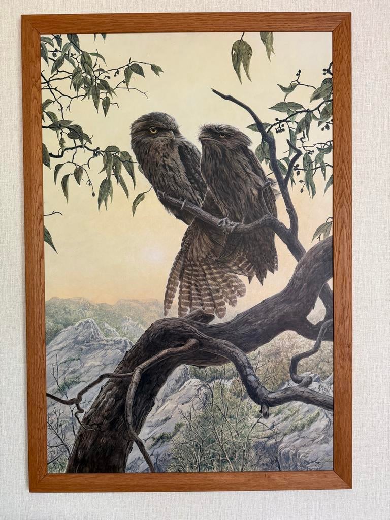 Uniek Schilderij Ulco Glimmerveen - Twee Kikkerbekken, Ophalen of Verzenden