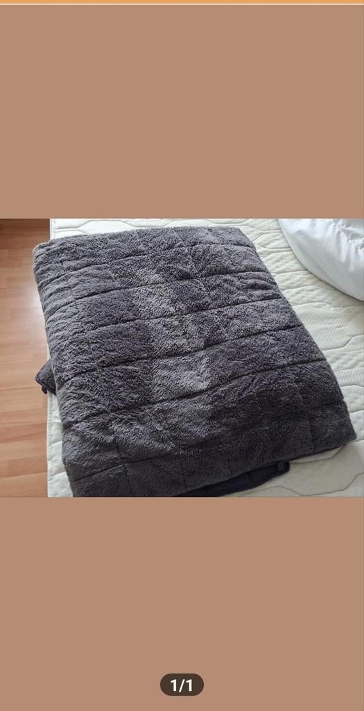 Verzwaringsdeken, Ophalen, Eenpersoons, Grijs, Deken of Dekbed