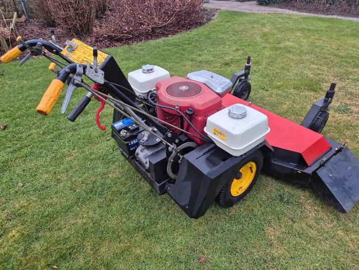 Grasmaaier 18pk Briggs & Stratton motor 135cm maaidek, Tuin en Terras, Grasmaaiers, Gebruikt, Benzine-grasmaaier, 50 cm of meer