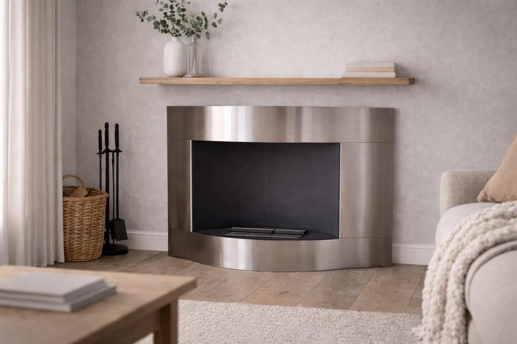 Bio ethanol haard Blomus te koop, Huis en Inrichting, Haarden, Ophalen, Zo goed als nieuw, Vrijstaande haard, Overige soorten