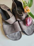 Lofina's sandalen 39,5 taupe met rits, Overige kleuren, Lofina, Zo goed als nieuw, Sandalen of Muiltjes