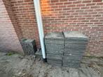 Gratis af te halen: Antraciet terrastegels en klinkers, Ophalen, Gebruikt, 10 m² of meer, Beton