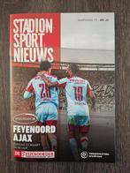 Programmaboekje Feyenoord - Ajax 22.03.2026, Ophalen of Verzenden, Nieuw