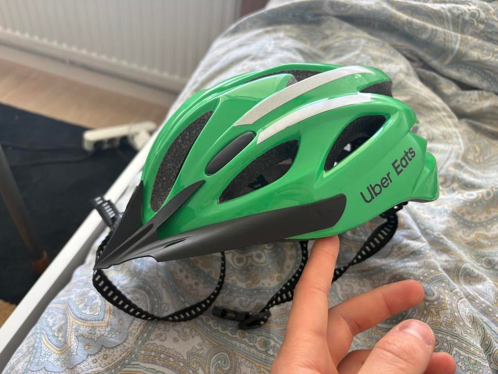 Uber Eats fietshelm, Ophalen of Verzenden, Gebruikt, Overige maten, Heer of Dame