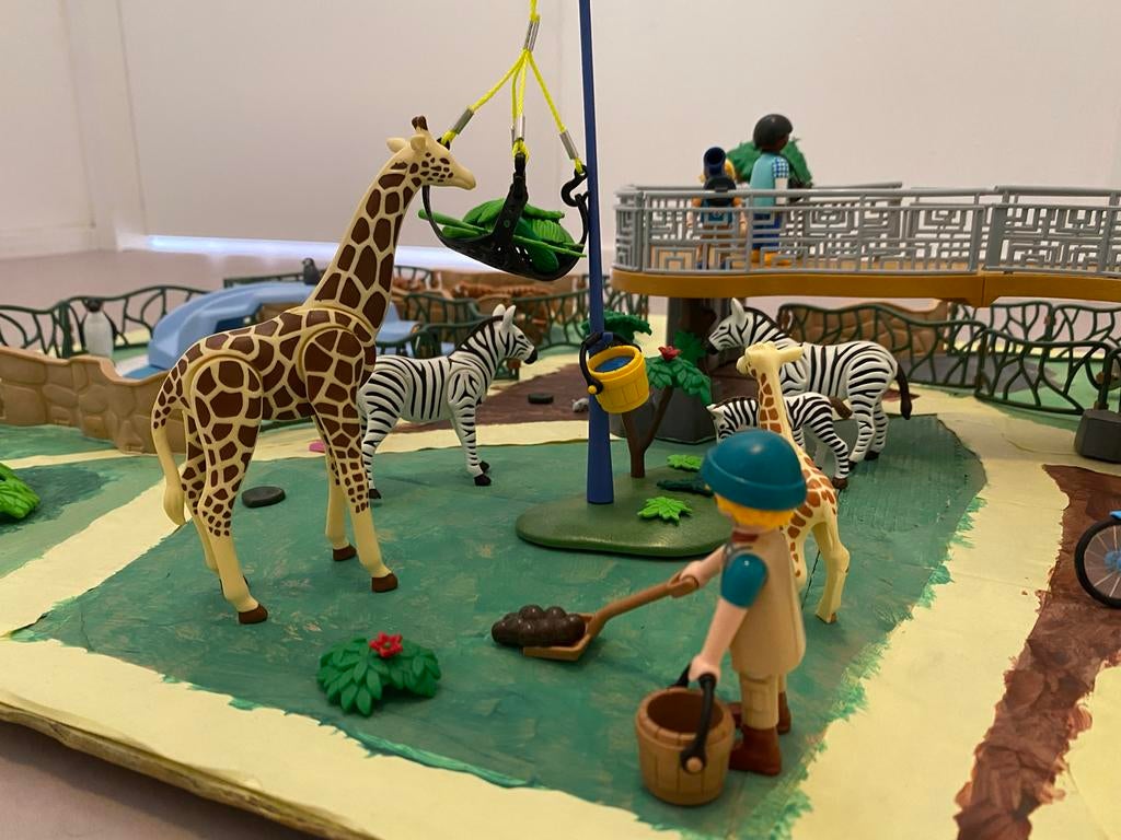 Grote Playmobil dierentuin, meerdere sets, Ophalen of Verzenden, Zo goed als nieuw, Complete set