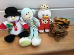 Leuke knuffels: Sneeuwpop, aap, eend en tijger, Ophalen of Verzenden, Zo goed als nieuw, Overige typen