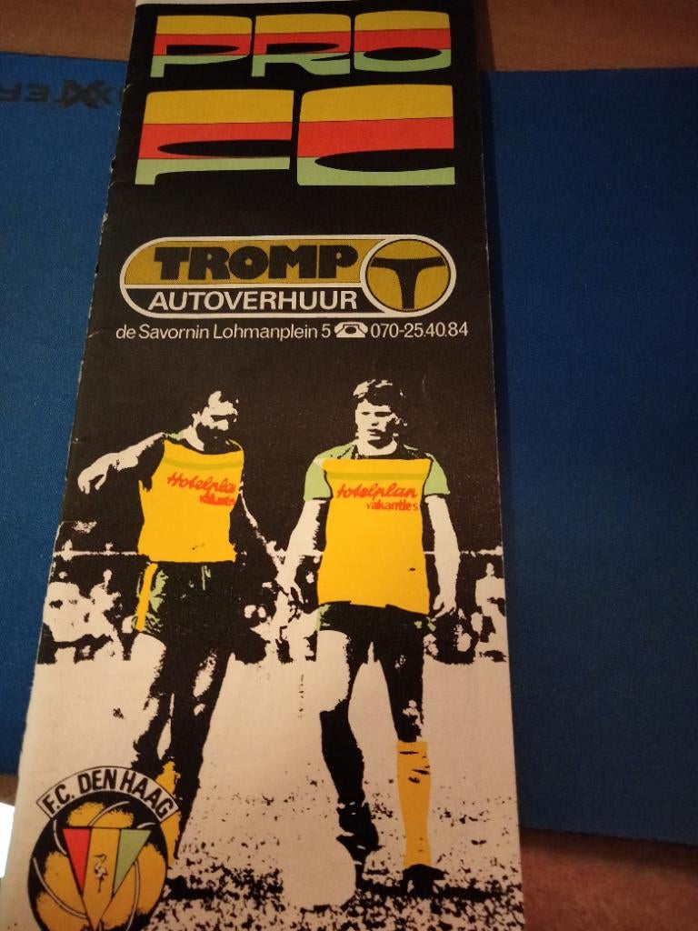 Fc Den Haag -sc Veendam 85-86, Verzamelen, Ophalen of Verzenden, Gebruikt, Overige binnenlandse clubs, Boek of Tijdschrift