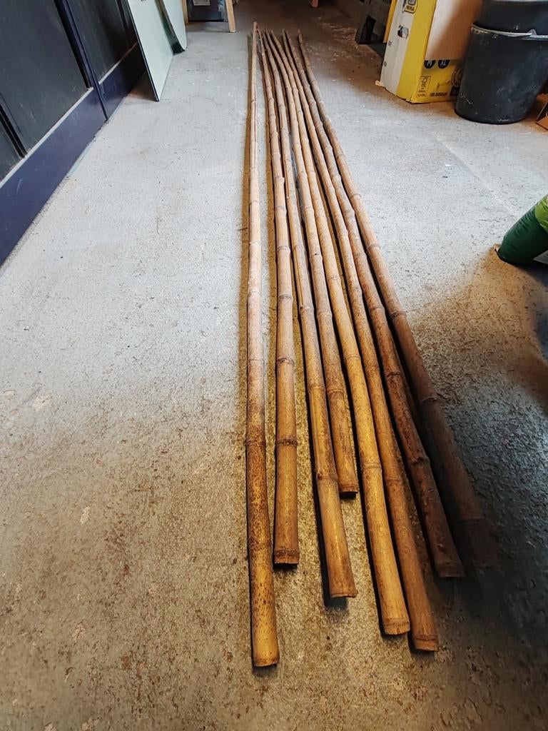 Bamboestokken, Ophalen, 250 cm of meer, Palen