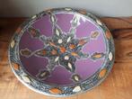 Mooie marokkaanse serveerschaal met berbers metaal, Antiek en Kunst, Ophalen of Verzenden