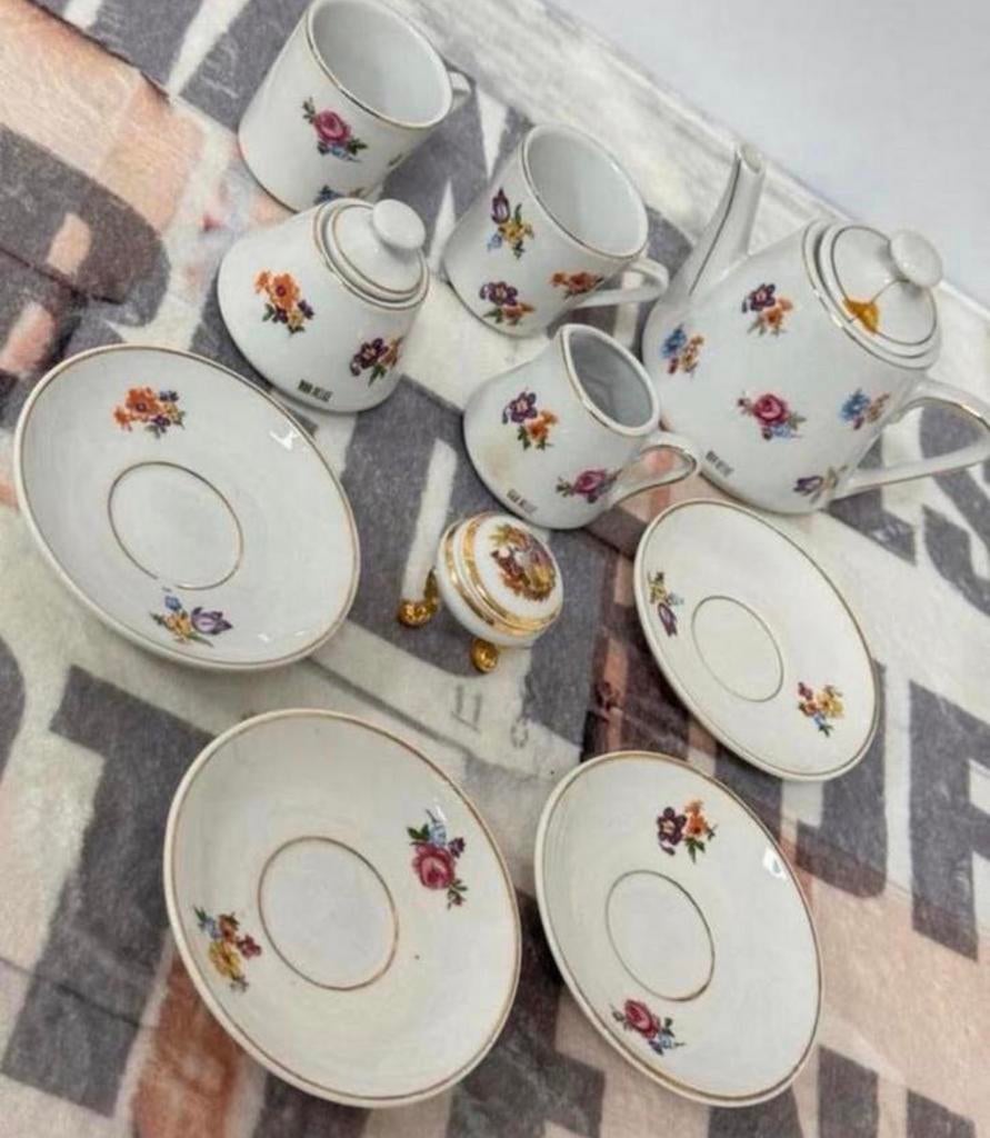 Van Nelle vintage 1960-1970 kinderservies porselein servies, Ophalen of Verzenden