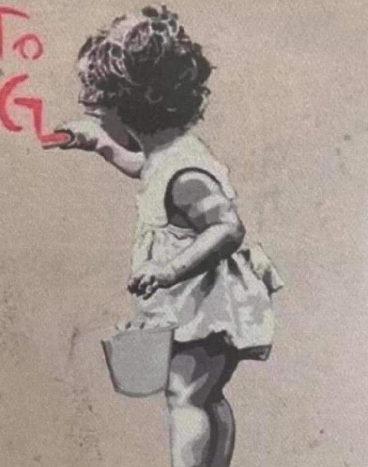 BANKSY : lithografie met certificaat, Antiek en Kunst, Ophalen of Verzenden