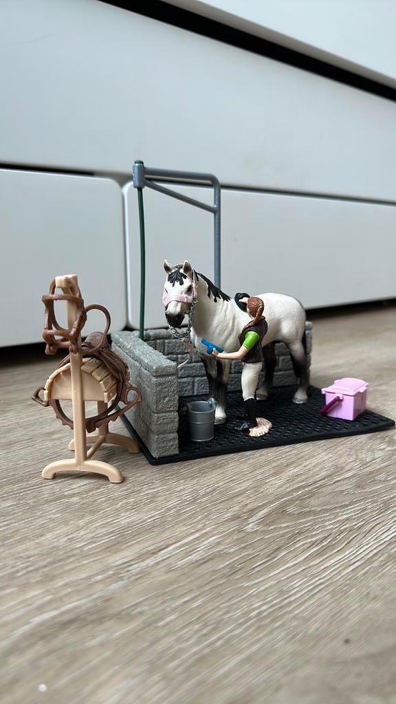 Schleich wasbox voor paarden, Ophalen of Verzenden, Gebruikt, Dier