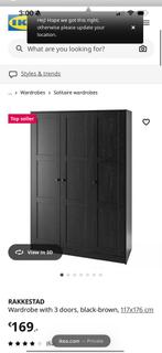Ikea Wardrobe- 3 doors, Huis en Inrichting, Kasten | Kledingkasten, Ophalen, Zo goed als nieuw, 25 tot 50 cm, Minder dan 100 cm