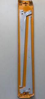 Witte metalen plankdragers Bohnacker 40 cm, Ophalen of Verzenden, Nieuw, Rvs, Overige typen