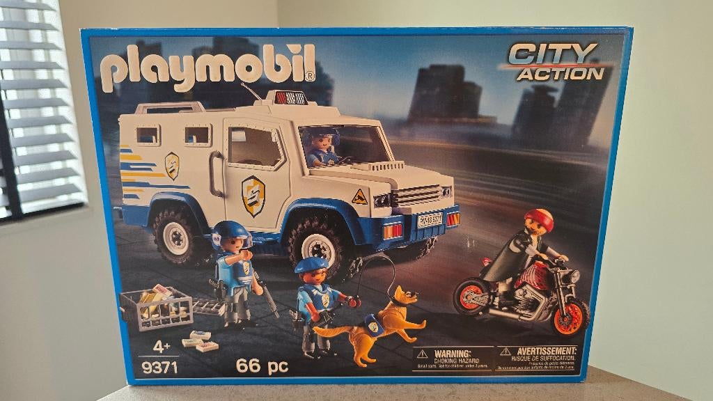 Playmobil 9371 Geldtransport wagen nieuw in doos, Ophalen of Verzenden, Nieuw, Complete set