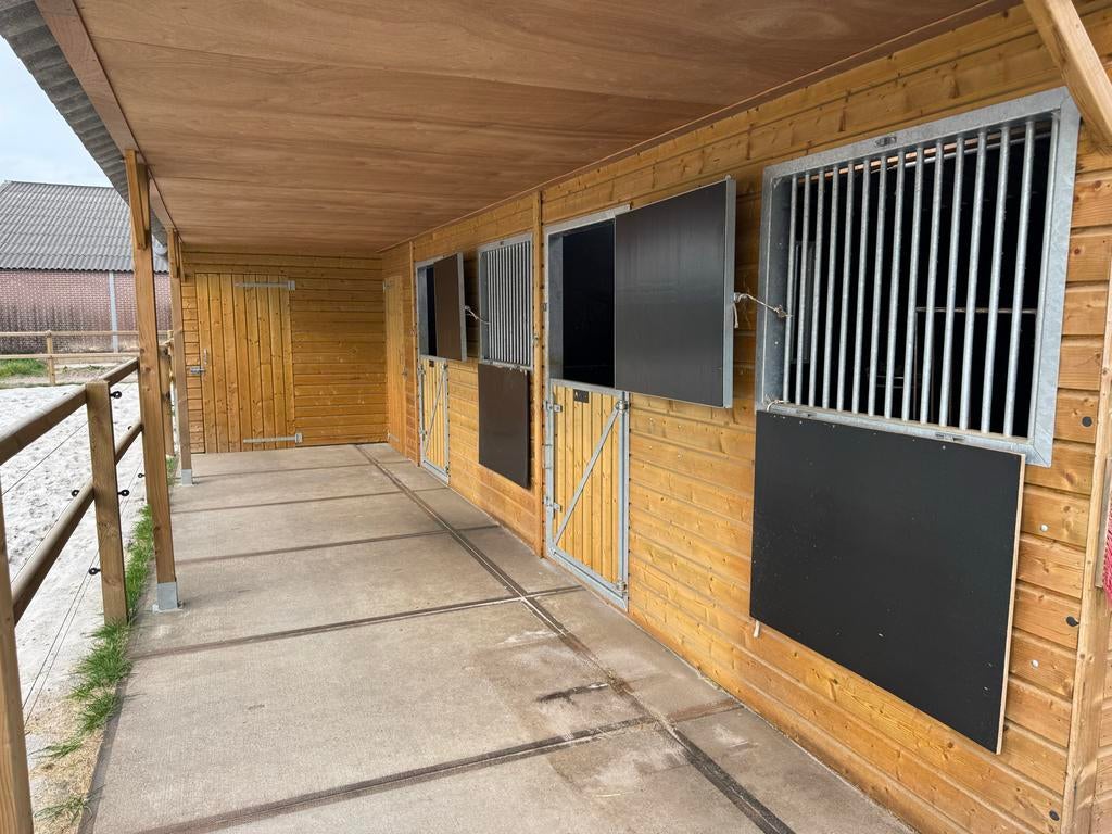 2 paardenstallen te huur, Weidegang, 2 of 3 paarden of pony's