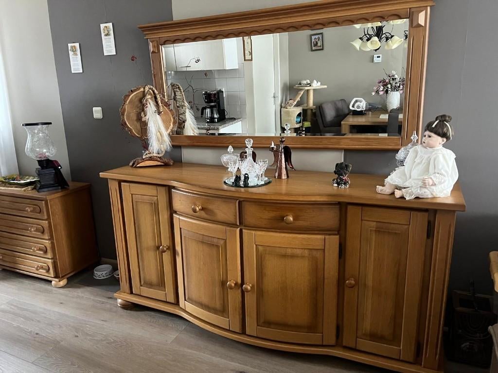 Dressoir, Ophalen, Gebruikt, 150 tot 200 cm, Eikenhout