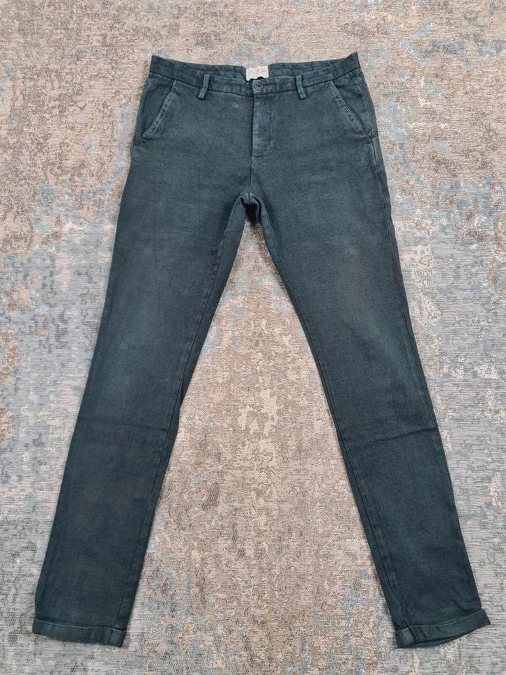 Cast Iron Riser Chino W33 L34 Slim STRETCH Bronno3334, Kleding | Heren, Broeken en Pantalons, Zo goed als nieuw, Maat 52/54 (L)