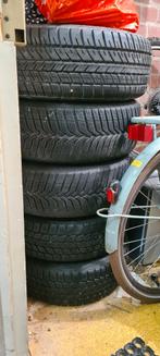 5x Gebruikte 195/60 R15 Banden - Profiel 10mm & 5mm, Gebruikt, Overige maten, Band(en), Personenwagen