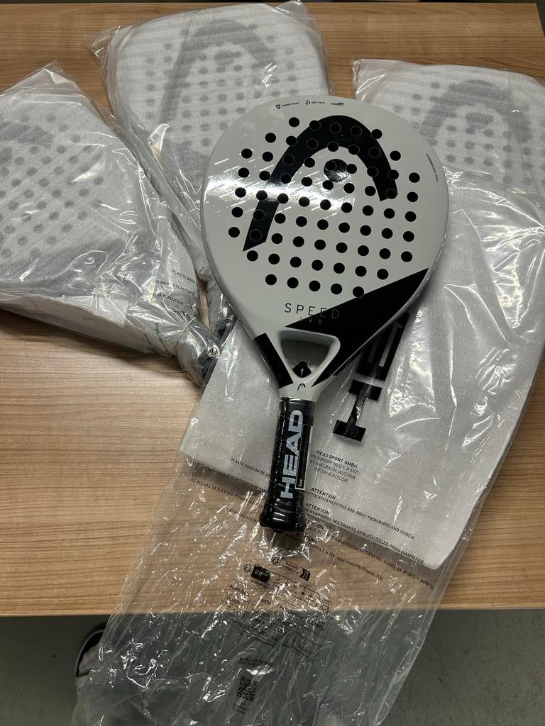 4x Head Evo Speed Padelrackets - Nieuw in verpakking, Sport en Fitness, Padel, Ophalen of Verzenden, Nieuw, Padelracket