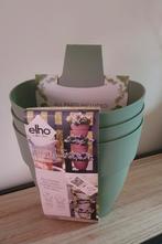 Set van 3 Elho bloempotten/bloembakken - Nieuw, Kunststof, Minder dan 30 cm, Minder dan 60 cm, Rond