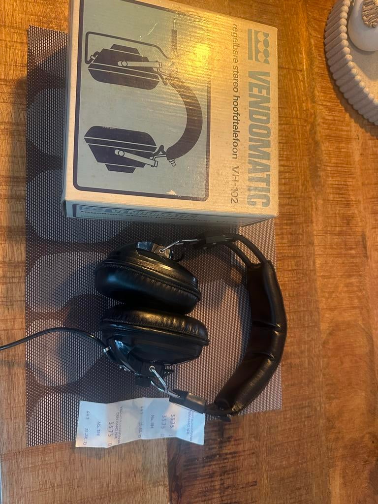 Vendomatic VH-102 stereo hoofdtelefoon 1973, Ophalen of Verzenden, Gebruikt, Over oor (circumaural), Overige merken