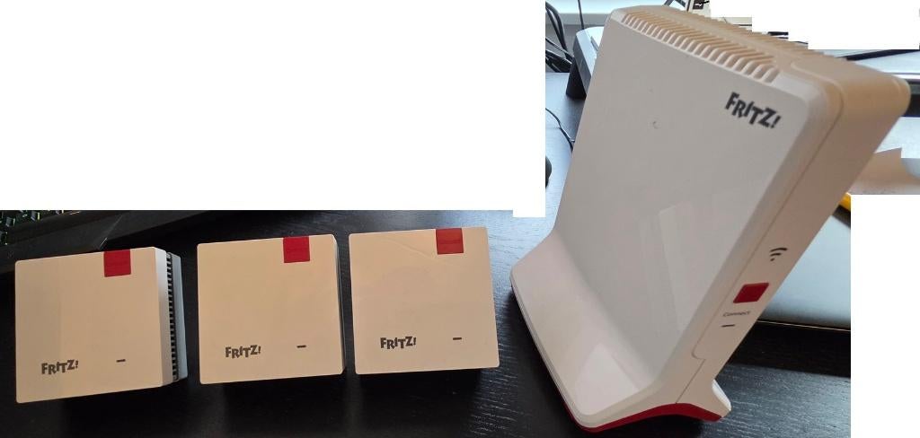 Fritz!Repeaters 1200+1200+1200AX+6000, Ophalen of Verzenden, Zo goed als nieuw, FRITZ!