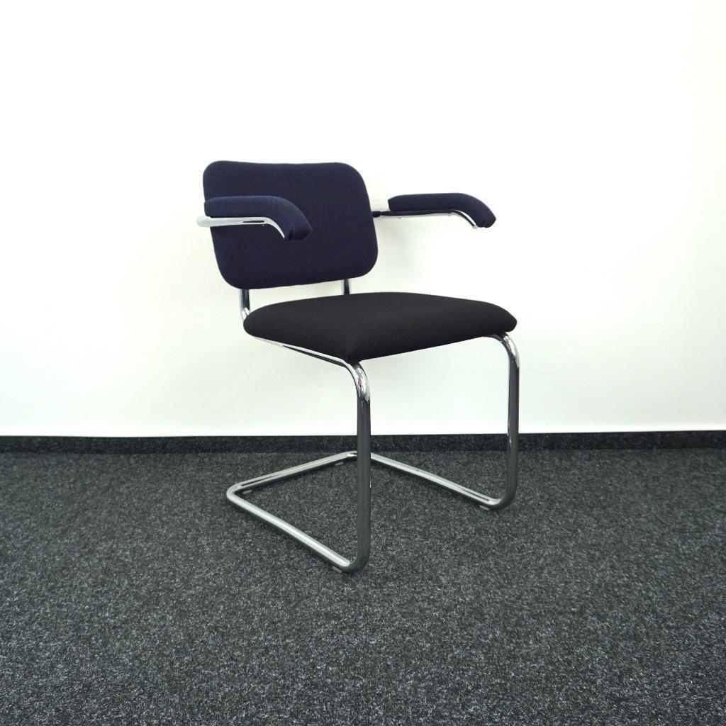 Knoll Cesca design stoelen | Zwart-Donkerblauw Vergaderstoel, Huis en Inrichting, Stoelen, Overige kleuren, -, -, Ophalen of Verzenden