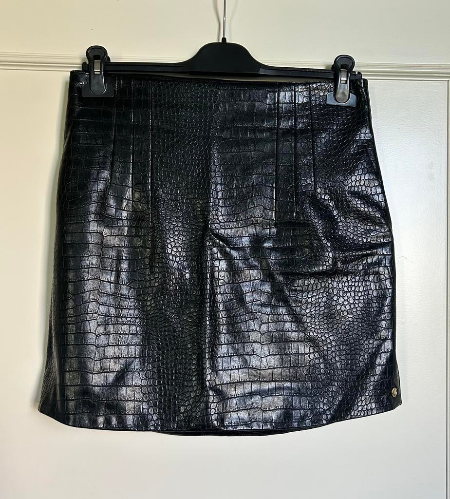 Niew zwart leren JoshV, Josh V rokje in maat M., Maat 38/40 (M), Zwart, Nieuw, Ophalen of Verzenden