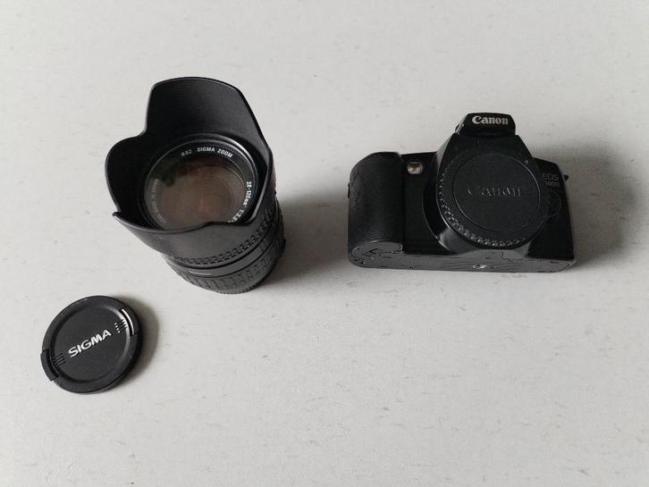 canon EOS 3000 body en Sigma 28-135 mm lens, Audio, Tv en Foto, Fotocamera's Analoog, Gebruikt, Spiegelreflex, Canon, Ophalen