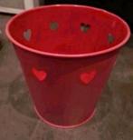 Roze bloempot 14.5 bij 14.5 cm, Tuin en Terras, Bloempotten, Rond, Binnen, Ophalen of Verzenden, Zo goed als nieuw