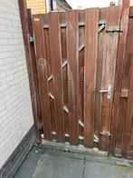Hardhouten tuindeur, Ophalen, Gebruikt, Draaipoort, 150 tot 200 cm