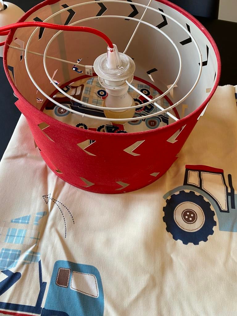 Lamp jongen, Ophalen, Zo goed als nieuw, Rood