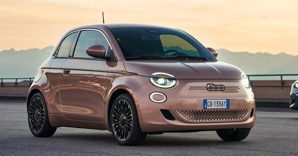 Fiat 500E 3+1 La Prima Rose Panodak Stoelverwarming Garantie, Auto's, Fiat, 1300 kg, Gebruikt, Overige kleuren, Met garantie (alle)