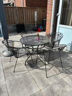 Royal Garden Élégance tuinset - Tafel met lichte roest, Tuin en Terras, Tuinsets en Loungesets, Ophalen, Gebruikt, Eettafel, Tuinset