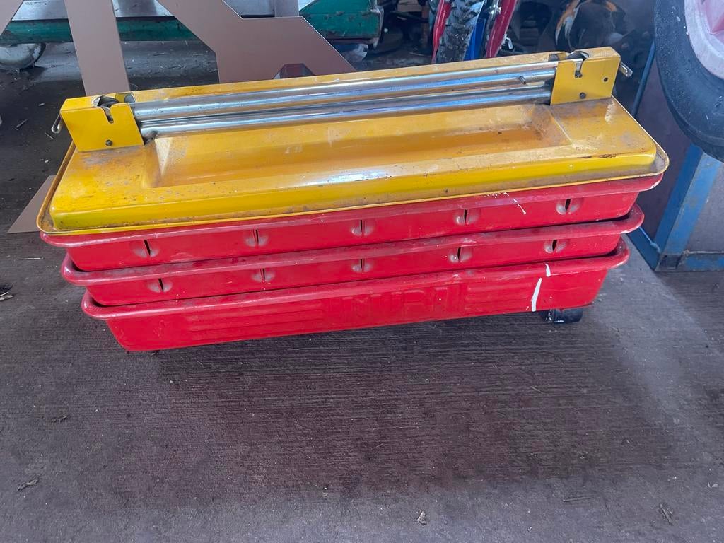 Gereedschapswagen / Werkplaatswagen - Rood/Geel, Ophalen, Gebruikt