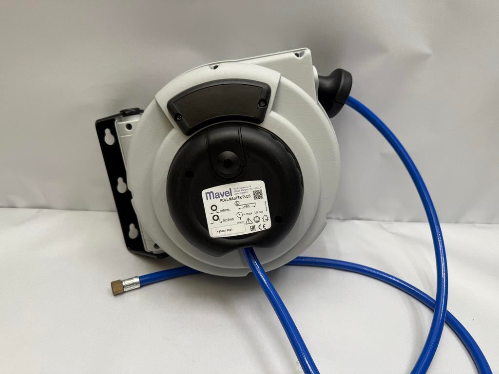Mavel Roll Master Plus Luchthaspel, Doe-het-zelf en Verbouw, Compressors, 10 bar of meer, Ophalen of Verzenden, Zo goed als nieuw