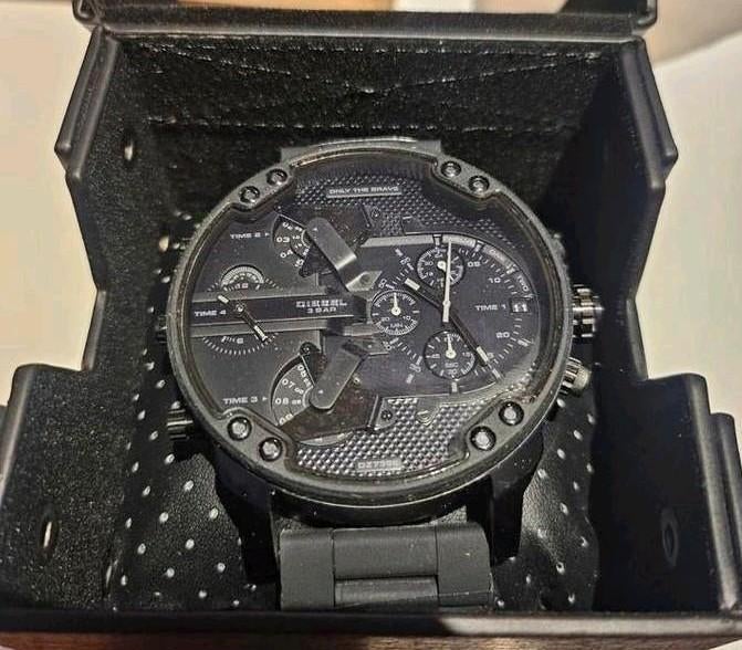 Diesel DZ7396 Mr. Daddy 2.0 Herenhorloge 57mm 1 x gedragen, Overige merken, Staal, Polshorloge, Kunststof