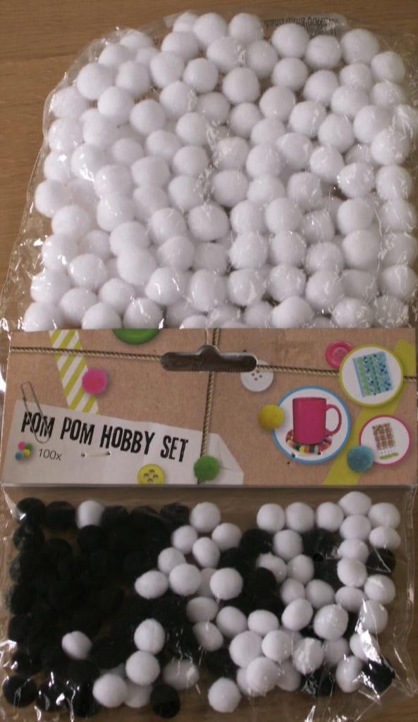 Pom Pom Hobby set Pluche balletjes, Ophalen of Verzenden, Nieuw, Knutselwerk