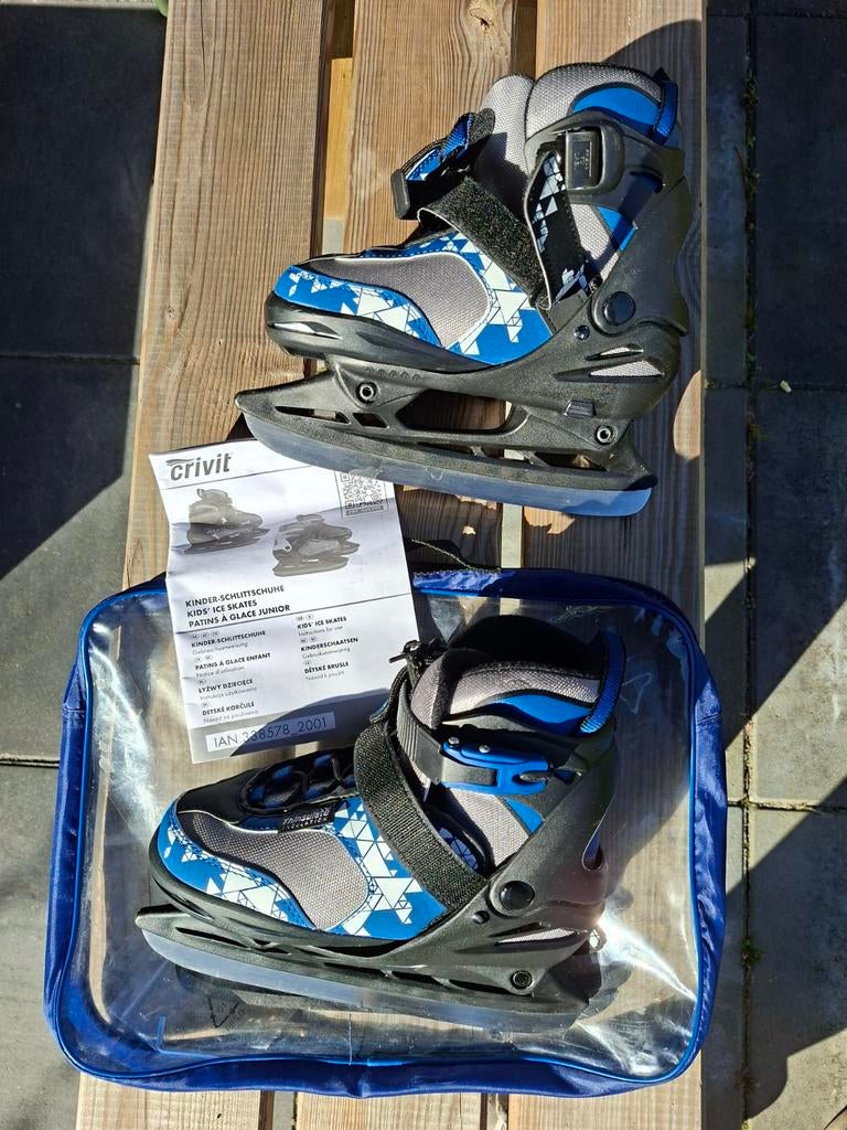 Kinderschaatsen, in maat verstelbaar (33 t/m 37), Sport en Fitness, Schaatsen, Ophalen, Zo goed als nieuw, IJshockeyschaatsen