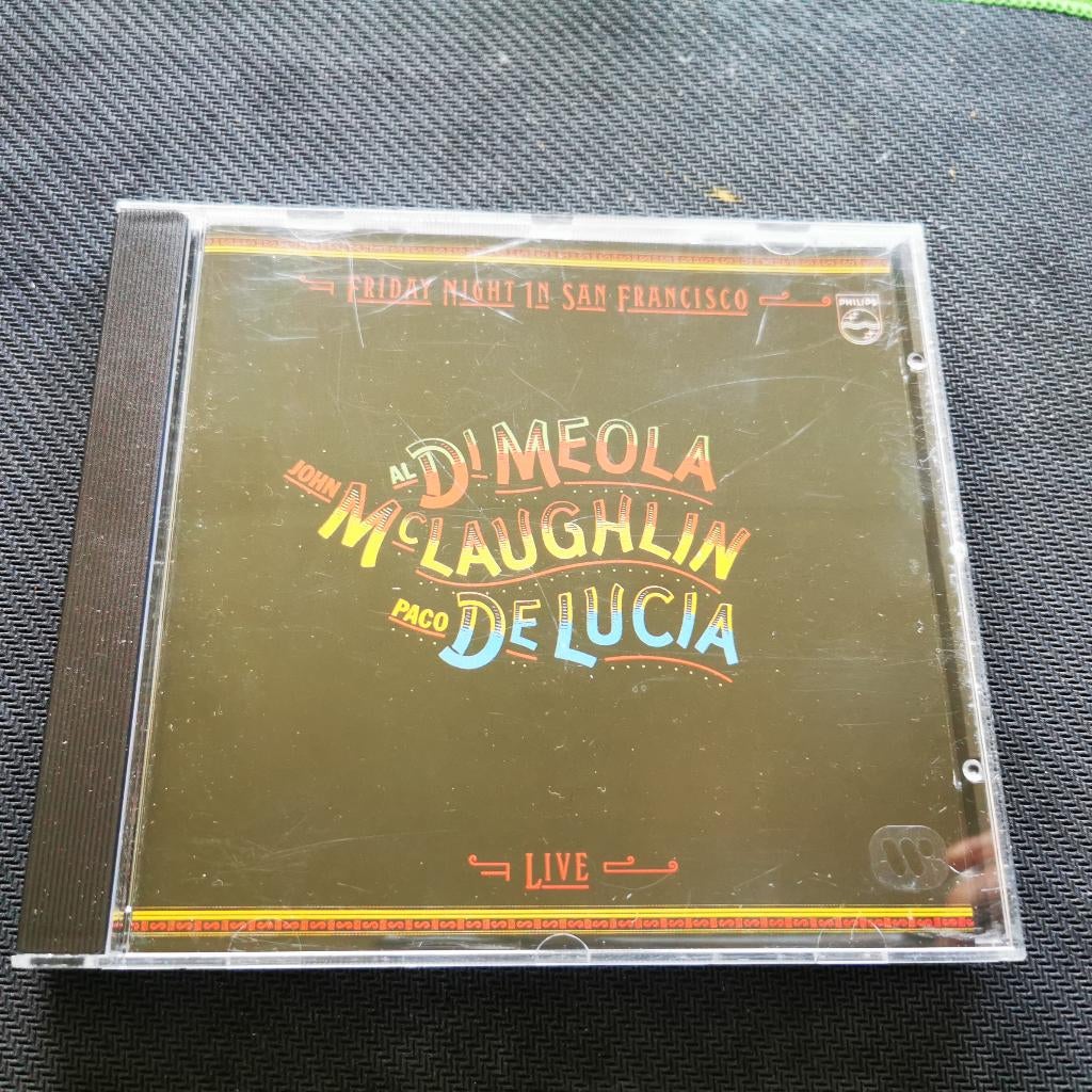 Al Di Meola,John Mc Laughlin,Paco De Lucia - Friday Night, Ophalen of Verzenden, 1980 tot heden, Gebruikt, Jazz