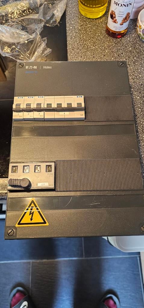 Nieuwe Eaton Holec groepenkast met aardlekschakelaar, Ophalen of Verzenden