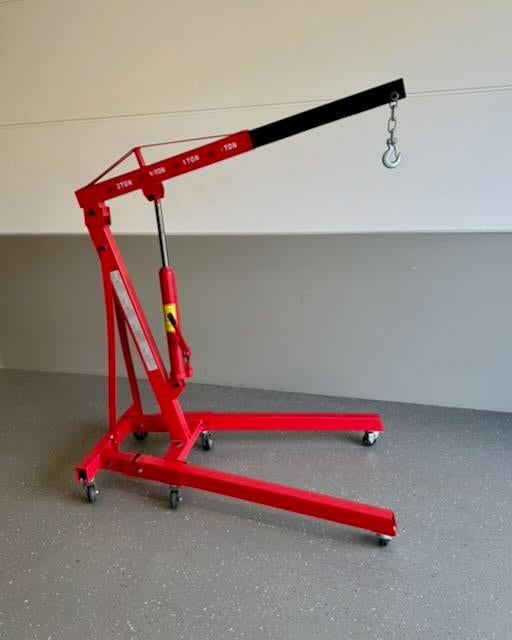 Motortakel / Werkplaatskraan 2 ton, Auto diversen, Autogereedschap, Ophalen, Zo goed als nieuw