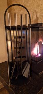 Schoonmaakset voor de openhaard, Ophalen of Verzenden, Gebruikt, Vrijstaande haard, Houthaard